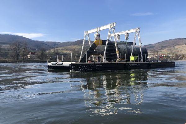 Die "Edith 2" wird das modernste Schiff auf der Donau